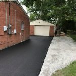 new paved driveway
