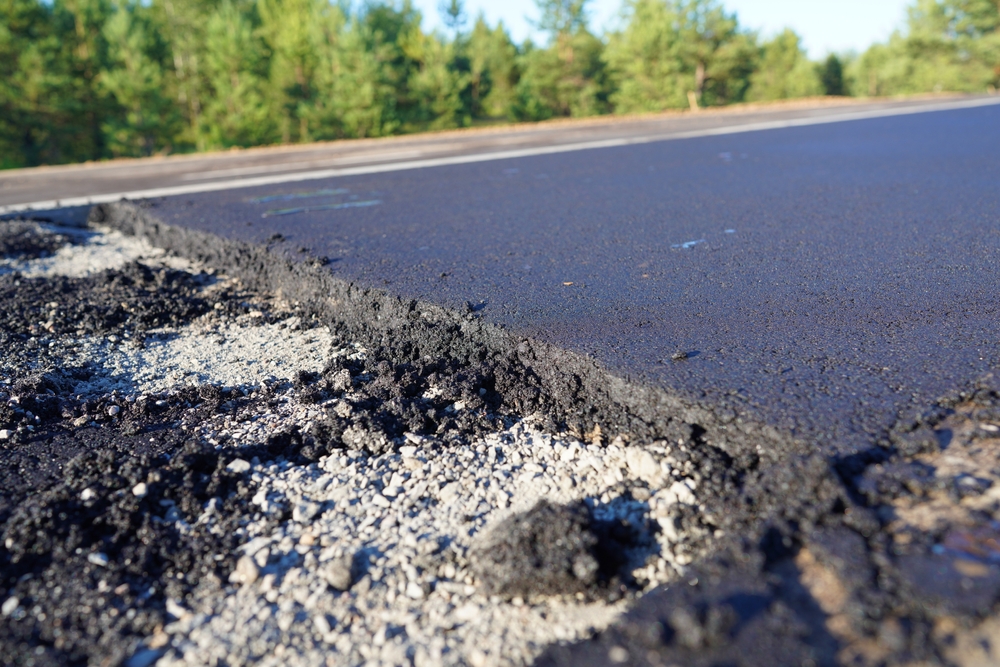 Asphalt,Road,After,Laying,Asphalt.,New,Asphalt,Road,Renovation.,Road